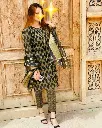 3 Pcs Women's Unstitched Banarsi Jacquard Suit