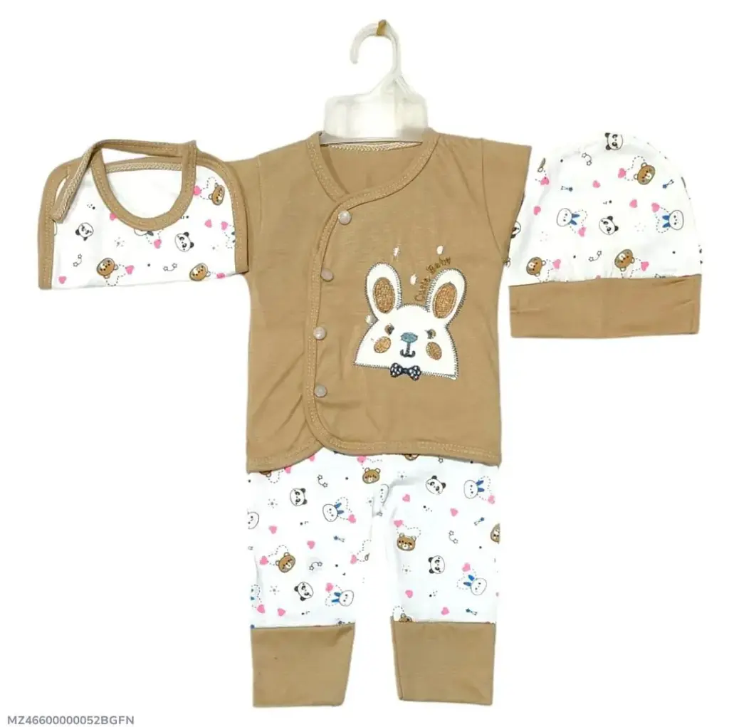 4 Pcs New Born Set Unisex