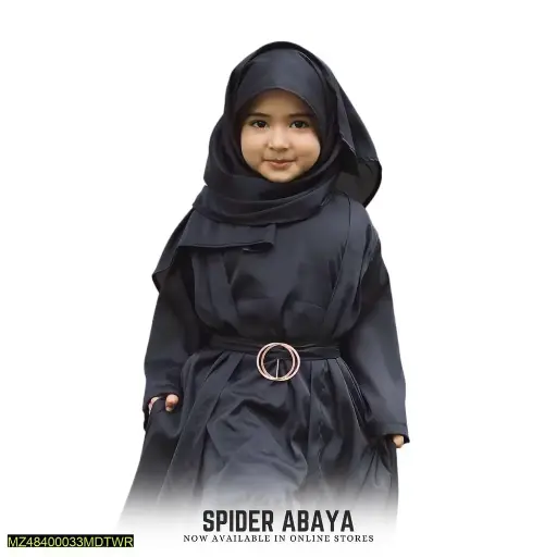 Kids Stitched Grip Abaya